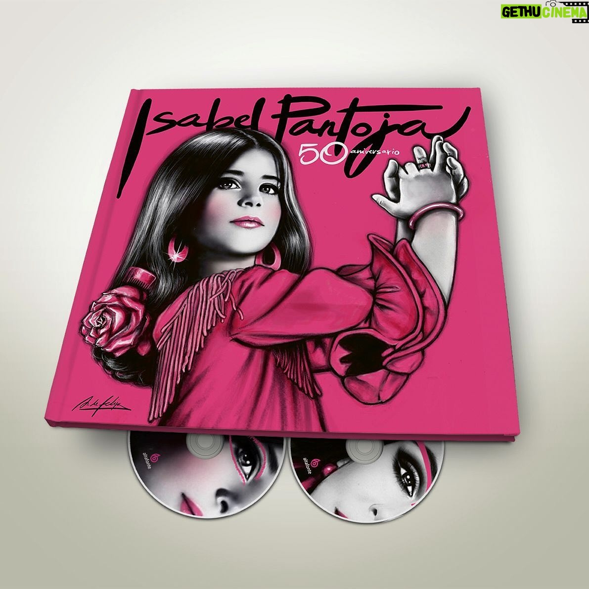 Isabel Pantoja Instagram - 📢📢 Os enseñamos un poco más de esta edición de lujo 50 Aniversario: 📖💿💿 Un disco-libro con doble CD y 25 canciones. Incluye las letras de las canciones, un texto de Isabel y mensajes de sus fans y algunos de los participantes del disco 📀📀📀 Triple vinilo de color. Una edición limitada con sorpresa en su interior. 🚨Solo disponibles para compra en www.shop.altafonte.com NO estará disponible en tiendas físicas ⚠️ Os recordamos que los primeros 2.000 ejemplares del disco-libro irán firmados por Isabel! 🖋️🖋️