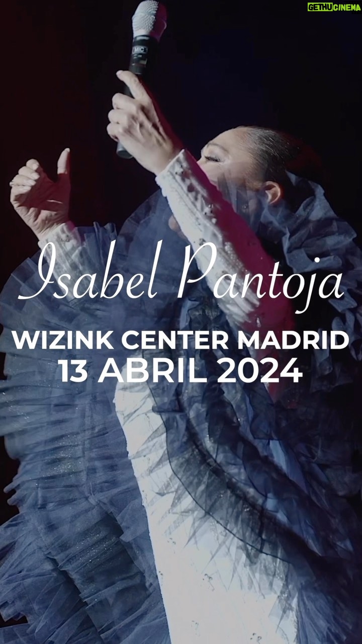 Isabel Pantoja Instagram - 13 ABRIL WIZINK CENTER MADRID 📍 50 AÑOS EN LA MÚSICA 🎶 ISABEL PANTOJA 💃🏽 Tickets 🎟️ https://www.seetickets.com/es/tour/isabel-pantoja ( link Biografía)