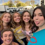 Isabella Gómez Instagram - Walking into #TheGoldbergs on their 10th season was intimidating right up until the point where I stepped foot on set. The all encompassing camaraderie and love was palpable and I was immediately made part of the family. To say that’s rare in this industry is an understatement. I feel so lucky to have gotten to play in 1980 something Jenkintown and even more so to have gotten to know the incredible cast and crew that has been in our living rooms for the past decade. Most of all, I am so thankful to know and have gotten to work alongside @seangiambrone. They broke the mold when they made this dude; he is the sweetest, most genuine, hardest working guy and my most favorite love interest I’ve ever had. (I know you’re not supposed to pick favorites, but if you know Sean, you understand. He kinda shouldn’t even be allowed to be in the competition, it’s pretty unfair.) See you all tonight for one last episode, Goldnerds! XOXO, Your Carmen 💛