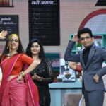 Ishita Arun Instagram - ‘ऐका दाजिबा…’ कॉलेज मधे होतो, तेव्हा गाजलेलं झालेलं गाणं.. त्यावर परफॉर्म करायचा योग आत्ता आला.. social media गाजवणाऱ्या कलाकारांबरोबर.. हसताय ना ..? हसायलाचं पाहिजे..! या शनिवारी आणि रविवारी… रात्री ९ वाजता colorsमराठी वर @bhargavi_chirmuley sulekhatalwalkar @veenie.j @madhurasrecipe @ishitta.arun @smitashewaleofficial @colorsmarathi #hnhp #hasataynahasayalachpahije #colorsmarathi #nileshsabale