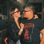 Ishita Arun Instagram - हम अब भी खोये खोये से हैं ❤️ To the man who is the music to my lyrics, I'll be your groupie forever... even if you keep hitting those wrong notes! 😂 Happy 19th babe! 🎶 #OffKeyLove #GroupieLife . . . . . . . . . . . . . . . . . . . . . . . . . . . . . . . . . . . . . . . . . . . . . . . . . . . . . . . . . . . . . @cocoleni 🤓 . . . . . . . . . #anniversary #happyanniversary #marriedlife #couple #couplegoals #sarcastic #betterhalf #husbandwife #dhruvghanekar #ishittaarun #instagood #fyp #foryoupage
