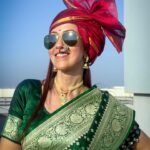 Ishita Arun Instagram - नवा वर्ष, नवी उमेद! गुढीपाडव्याच्या हार्दिक शुभेच्छा! 🎉🪔 . . . . . . . . . . . . . . . . . . . . . . . . . . . . . . . . . . . . . . . . . . . #gudi #gudipadwa #gudipadwaspecial #rani #post #foryou #foryoupage #explore #sundara #apsara #apsarali #marathi #festival #newyear #fyp #nath #nathni #marathilook #saree #fashion #exploremore