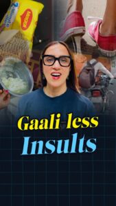 Ishita Arun Instagram - Hurting with gaali ❌ Hurting with realistic insults ✅ . . . . . . . . . . . . . . . . . . . . . . . . . . . . . . . . . . . . . . . . . . . . . . . . . . . . . . . . . . . . . . #gaali #swear #relateable #maggi #magicmasala #petrol #milk #butterchicken #chai #chailover #sneakerhead #creditcard #network #girlfriend #funny #trendingreels #fyp #reelsinstagram #foryou #explore #funnyreel #dankmeme #ishittaarun