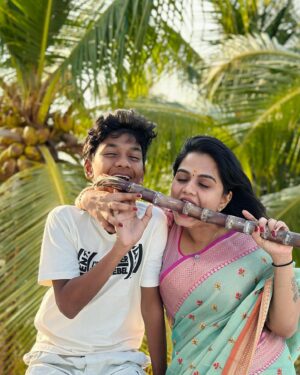 Ishwarya Ravichandran Instagram - Pongal vibes 🍯🎋🌾🌞🪷😍🪔
.
.
.
.
.
.
.#pongalcelebration #pongalkolam #pongalvibes🌾 #photoeveryday