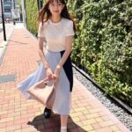 Ito Ohno Instagram - お気に入りのポレーヌのバッグと一緒に🌷 #私服
