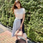 Ito Ohno Instagram - お気に入りのポレーヌのバッグと一緒に🌷 #私服