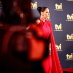 Iva Domingues Instagram - Parabéns TVI ! ♥️ Styling @goncalomello Vestido @rosa_clara Make up @martacruz_makeup_lifestyle Cabelos @maryjane.hairstylist Jóias @terzihan.lisboa @tvioficial @ruivalido