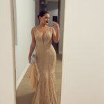 Ivana Baquero Instagram – Still day dreaming about this look 🖤