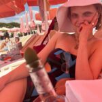 Ivana Miličević Instagram - Bonjour de Antibes. Hot tip: If you need a quick cork for your wine, look no further than an olive. De rien! @guineverevanseenus