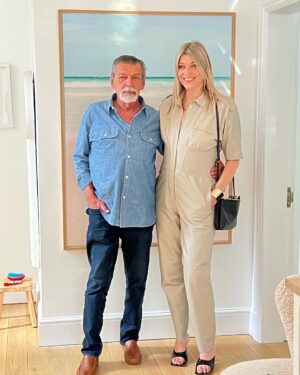 Ivana Miličević Instagram - Tata and I are on our way out for a father daughter date. #tata 😍