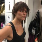 Ivana Miličević Instagram - I just happened upon these 2 rejected Diyoza looks for @cw_the100 hahaha. @rothenberg.jason is so smart. He went with what y’all know and love. His first choice was me bald. I was like, dude. I am pregnant. I neeeed. My hairs! #janiceworkman