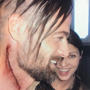 Ivana Miličević Instagram - Guess who I get to see today!!! None other than @williammilleractor !!!! #mccreary #diyoza #the100 he gets to meet his baby.