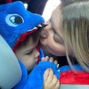 Ivana Miličević Instagram - I was giving my boy little kisses and I asked would you like a few more kisses or is that enough. 3 times he asked for a few more kisses before he said ok just one more on his hat. I melt. I swoon. I love him so so much. #babyboy