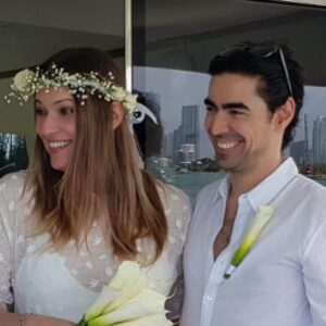 Ivana Miličević Instagram - Happy old year and an even happier new year er’body! Also, we got married real quick last minute on Saturday! #popupwedding . Real wedding coming... we are so happy!!! @paddyhogan1 #carpediem #imonaboat (a younger man is what it’s all about! @priyankachopra @nickjonas know what’s up! ) #facebookofficial @mansurgavriel dress! Thank you @verygoodcook for the connect!! ❤️😘and thank you @kaystorynyc @kaystoryinteriors for getting ordained and officiating!!
