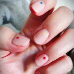 Ivana Miličević Instagram - Subtle little #pride mani. #summernails