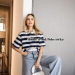 Ivana Surovcová Instagram - Polo tričko s oversized strihom môžete nastylovať hneď na niekoľko spôsobov. Voľný strih vám dodá pohodlie a ak k nemu doplníte voľné džínsy, získate ležérny outfit: 1. look Polo tričko s krátkym strihom môžete ľahko zapraviť do nohavíc, vďaka čomu vytvoríte siluetu. 2. look Ak je polokošeľa v rugby štýle naozaj voľných rozmerov alebo ste si ju požičali z partnerovho šatníka, pomôže vám, keď ju nariasite. Vyhrňte si rukávy a tiež vyskúšajte zapravenie z jednej strany. Voľné džínsy môžete vymeniť aj za úzke pre viac definovanú siluetu postavy. 3. look Vyberte si model polokošele s kreatívnym detailom. Košeľové ukončenie z kontrastného materiálu pridá zaujímavý efekt. Ak Vás zaujalo niektoré z polo tričiek, napíšte mi koment a do správy Vám pošlem kde ho zoženiete☺️🫶🏻 #fashiontrends #polotshirt #springtrends #fashion