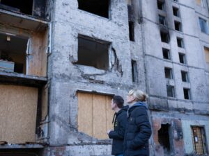 Ivanna Sakhno Instagram - “The world cannot simply look away.”

At the end of March, as Ukraine faced intensified missile strikes, leading Ukrainian actress, activist and the IRC’s newest ambassador, @ivannasakhno, met with our teams in her hometown, Kyiv, and spent two days in Poland meeting women and children displaced by the ongoing war.

“The faces of the frontline workers, women, and children I met during our trip have left a deep impression on me,” said Ivanna. “These are real human stories that we cannot ignore. They are families torn apart by war, who now, more than ever, need our support and action.”

“While the road ahead may be challenging, I know that with the support of organizations like the IRC, the people of my country will not be alone in their struggle. Together, we can work towards a future where every person affected by this brutal war has the chance to rebuild their lives with dignity and hope.”

Since February 2022, the IRC has supported over 813,000 people impacted by the war in Ukraine. Visit rescue.org to learn more about our response and how you can help.