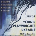 Ivanna Sakhno Instagram - 15 minutes away. Fundraising reading kid’s short plays and monologues from war with some of my dearest people.🖤 x