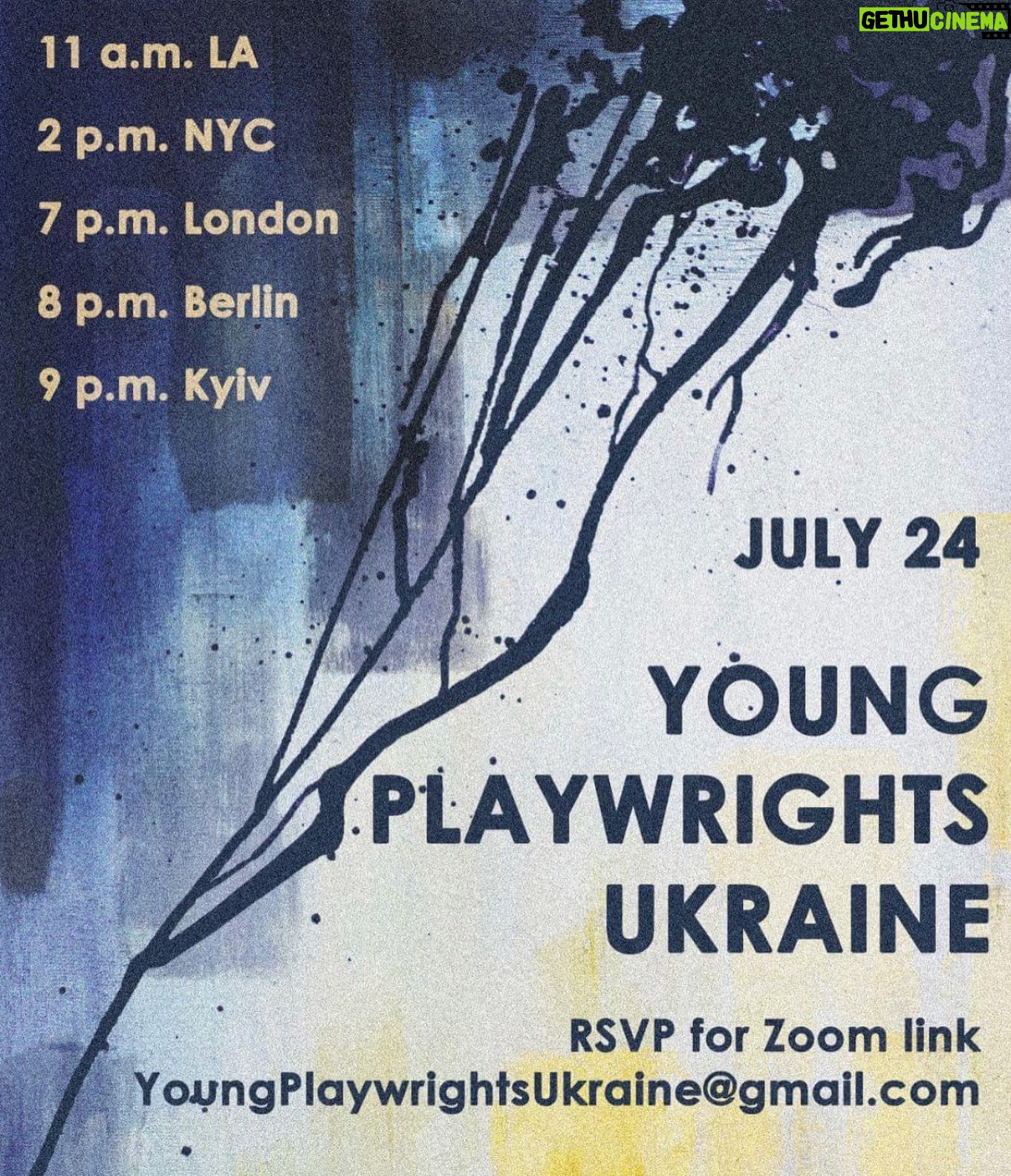 Ivanna Sakhno Instagram - 15 minutes away. Fundraising reading kid’s short plays and monologues from war with some of my dearest people.🖤 x
