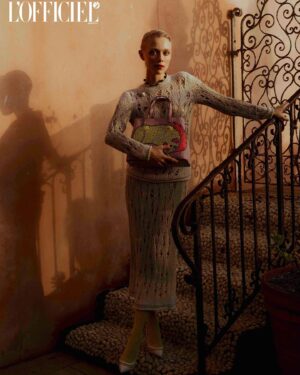 Ivanna Sakhno Instagram - L’Officiel, Stand With Ukraine issue. Through the lens of the magnificent @yanayatsuk. 

We shot this cover story last October in LA, just before the magazine had to shut down due to the obvious until its recent reopening earlier this year.
I remember the morning of October 10th - after one of the heavier nights of missile strikes back on our home soil and sleepless hours of checking in with our loved ones, there was a certain feeling of stillness, grief and gratitude for the chance to be together.
Wearing my grandmother’s embroidered vyshyvanka along with pieces from a group of Ukrainian fashion legends - all tagged. Thank you to Yana, Olga and Terzka Fras for the cherished memory and my dear friends Wendy and Peter Asher for sharing their beloved Malibu home.♥️