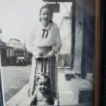 Ivonne Coll Instagram - This is my Mom, Rosita Mendoza(with me),at 24yrs.of age in front of her Beauty Shop, sign behind her head reads "Rosita's Beauty Salon" in my hometown of Fajardo, Puerto Rico, circa 1948. Exceptional woman my mother was. I miss her every single day. Mamita ,que Dios te Bendiga♡ Bendicion . Feliz Día de las Madres ♡