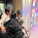Ivonne Coll Instagram – I was invited to celebrate Telemundo’s 70th anniversary. Telemundo was created in Puerto Rico by don Angel Ramos. It was an honor to be a part of this celebration un my country. 
First photograph is with Oscar nominated filmmaker Jacobo Morales and our star choreograoher Ita Medina.
Second photograph with Lourdes Collazo. She is a showbusiness reporter for Telemundo.
Third photograph is with Ita and Eddie Miró. We were all celebrating in the studio named after him.
Fourth photograph is embracing my dearest wonderful friend Chucho Avellanet, one of our glorious singers.
Fifth photograph is with the very talented Nidia Caro, as beautiful as always.
Sixth photograph is with one of our great actresses, Marilyn Pupo.
Seventh photograph is with my dear friend Victor Alicea, here portraying his character of Epifanio.
Eight photograph is with emeritus diva actress Angela Meyer and with our deat friend Jorge Rivera Rubio.
Ninth photograph is with Milly Mendez.
Tenth photograph is with Joealis Filippetti, who I admire so much.
Eleventh photograph is embracing Miguel Morales, who made me part of the amazing skit he wrote for “Men in the City”.

What a great honor to be a part of this incredible pool of talented people and to Telemundo: Happy birthday. I’m older than you!