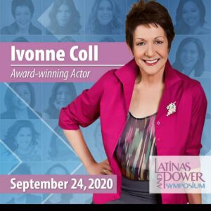 Ivonne Coll Instagram - This Thursday Sept 24, join us for an empowering conversation.
My participation will start at 11:30 am , first time i've written and delivered a Speech (wish me luck!)and will be followed by a Q&A to 12:45 . It's a free event, so come and join us thru Zoom. Will send more info here on Instagram  #Latinas #Power #representationmatters
