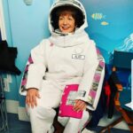 Ivonne Coll Instagram - So, I took the medium size Space outfit.....and apparently the other female astronaut could not do her space walk because the only size left was a Large, and it was too big!... apologies to her and NASA...I will return it as soon as I get back from Mars!! #AlbainSpace #AlbaAstronaut #ThisisMars #JanetheVirgin #finalseason #Season5