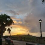 Ivonne Coll Instagram - Spectacular Sunset, no filters! Old San Juan , Puerto Rico in front of El Morro Castle, whose walls sorround our Capital City to protect it, back then,from Pirates attacks. #firstcity #withpavimentedstreet #intheAmericas #vivaPuertoRico!