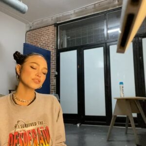 Ivy Levan Instagram - Thought this was kind of adorable and special. I’ve been a little nervous to sing again in front of people after a lot of traumatic experiences over the last couple years so I thought ah heck just make a video to get your spirits back up and shake out the nerves. My kitty being the music lover watched me the whole time (I’m only posting this part which gave me all the emotional fluff) then crawled up to love me knowing I was vulnerable and then his butt in the camera just made me crumble. One of those pure moments of joy. I hope you get a kick out of this as much as I did. Big hugs and feels to you all. I know its tough right now. Find the happy when ya can 🖤