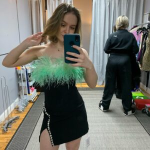 Izabela Vidovic Instagram - Most fun wardrobe fitting by far 👗 Excited to share what I’ve been filming (: