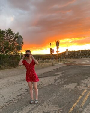 Izabela Vidovic Instagram - Took a drive across the country and caught some beautiful things along the way 🧡