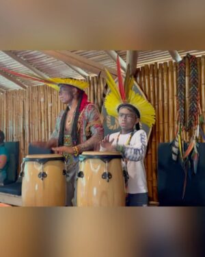 Izabella Miko Instagram - Spending time in Brazil with the Yawanawa people and doing work with their plant medicine has been life changing. Learning and experiencing their music and chants and feeling the vibration travel through my body while I channel it to heal myself and the world is something I didn’t even know I was capable of doing up until now. I am so grateful for the lessons and the great work that I have been able to do here. Going deep within yourself and facing all the darkness is not easy, but necessary to live your life fully. Thank you @uniretreats for creating such a beautiful space and powerful programs carrying the message of the indigenous people into the world. The face paintings protect us during our plant medicine ceremonies and yes they do stay on for about a week 😆🙌
More in comments
Photos by @dudullerena 

#yawanawa #plantmedicine #brazil #retreat #uniretreats #godeep #innerwork #facepainting #indigenous #indigenouspeople #musicheals #plantpower #theamazon #itaipava #shadowwork #gowithin #indigenousculture #plantmedicinemagic
