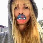 Izabella Scorupco Instagram - “Somewhere inside of all of us is the power to change the world” #RoaldDahl #ivoted