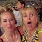 Izabella Scorupco Instagram - My tongue is officially longer than Gene Simmons’. I’ve been practicing since I was 11 years old. My dearest Jeanie, thank you for a magical night @jbeauvoir ⭐️ #kiss