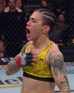Jéssica Andrade Instagram - Jessica Andrade dropped Mackenzie Dern multiple times for the TKO 💥 #UFC295
