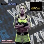 Jéssica Andrade Instagram - Jessica Andrade lands vicious shots to finish Mackenzie Dern for the second-round TKO #UFC295 🔗 FULL STORY IN BIO