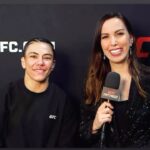 Jéssica Andrade Instagram - Olha a reação da @jessicammapro ao ver o nocaute do @diegolopesmma no #UFC300 😂 Que evento é esse, minha gente! 🔥🔥🔥 Acompanhe tudo no @ufcfightpassbr #jessicaandrade #bateestaca #diegolopes #ufc #mma #vidadecorrespondente #ufctvhost