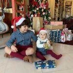 Júlia Belard Instagram – Natal 2023 round 1, o nosso menino Jesus e seu irmão! 
Um Santo Natal para todos ❤️