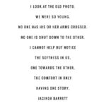 Jacinda Barrett Instagram - This is part of a larger story I wrote. What do you think of when you read this? #love