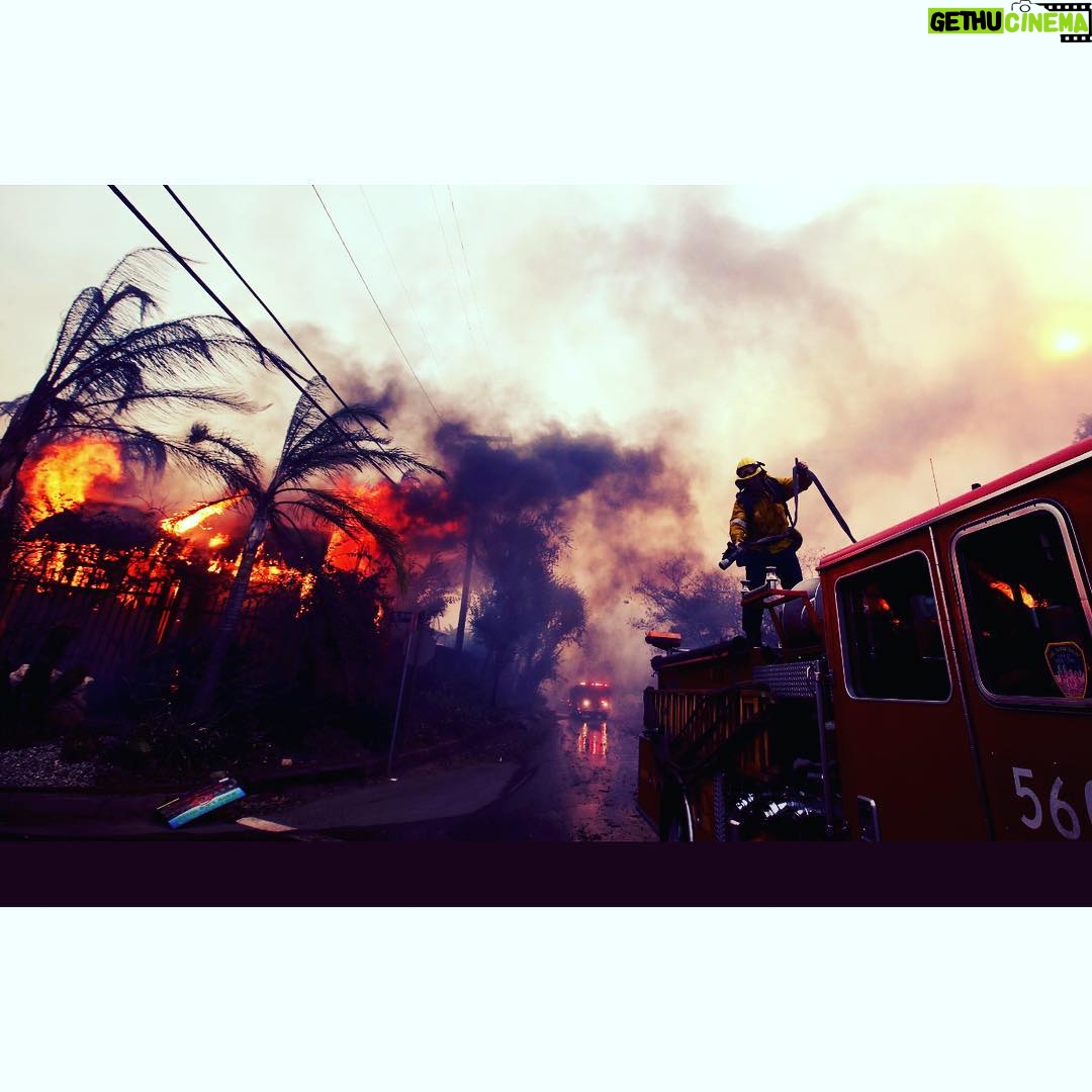 Jacinda Barrett Instagram - Thank you #firefighters. You are the heroes. #lafires #firefightersdaughter