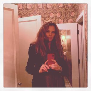 Jacinda Barrett Instagram - The wallpaper was different back then and the stall doors swung at half mast, so that one could chat to strangers while urinating. I remember the nights in here stealing kisses in stark light or pressing forehead to wall as wine filed away inhibition. I was so young. Not yet settled into all the ways and words that became and become me....fumbling, tumbling with too much speech and too much resistance. Outside, on the smoke stinking velvet couch I had meetings about scripts and met faces I’d only seen on film. Upstairs, were parties after premieres with a  heart attack and Britney Spears in one room...one night..... but here, this place.....This two stall saloon rubbing walls with the kitchen was oh so safe,  I could have spent the night in here in the quiet of #possibility #twenties #night #trouble #losangeles