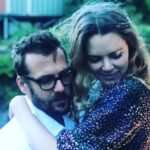 Jacinda Barrett Instagram - It’s time to say goodbye to my favorite facial hair. Happy first day back at work my love @iamgabrielmacht @suits_usa #suits #season8