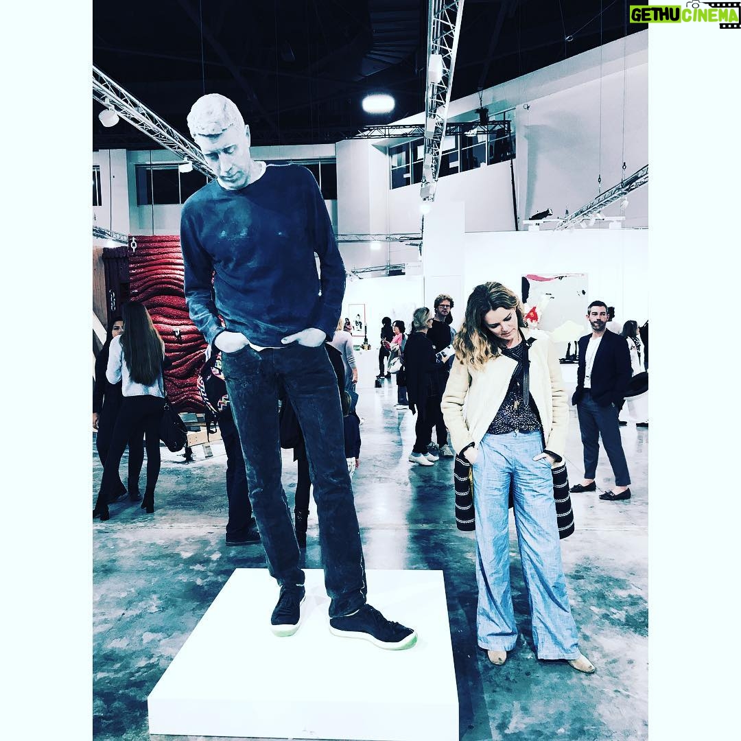 Jacinda Barrett Instagram - “The shepherd always tries to persuade the sheep that their interests and his own are the same”, Stendhal. I’m clearly the sheep here, but I feel like this shepherd is on to something. #artbasel #miami