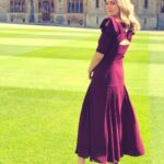 Jacinda Barrett Instagram - The British weather was in perfect form today and Windsor was so beautiful. #royalwedding photocred goes to my love @iamgabrielmacht in our last moment at the Castle.