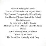 Jacinda Barrett Instagram – Farewell 2018. So many extraordinary books kept me company this year. I love, love, love reading and my time with a good book in one hand and an espresso in the other are some of my favorite or as Hemingway wrote, ‘there is no friend as loyal as a book’ or Jhumpa Lahiri , ‘that’s the thing about books. They let you travel without moving your feet,’ or as Stendhal said in The Red and the Black, one of the books I read this year, ‘A book is an event in my life’. Yes to all of the above and more. There will never be enough minutes in this life for all the books I want to read. What did you read this year and why did it matter?
#georgesaunders #nataliaginzburg #stendhal #frankconroy #germainegreer #marymccartney #hiltonals #timwinton #andredubus #joefassler #virginiawoolf #rachelcusk #andrewweil #lesliejamison #roxanegay #charlesdambrosio #viviangornick #lewishowes #thitnhathanh #bellhooks #svenbirkerts #harrietlerner #joansilber #aldoushuxley #gabrielgarciamarquez #alaindebotton #philiplopate #markdoty #alismith