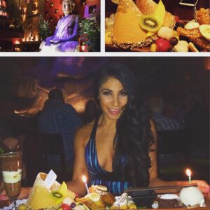 Jackie Ibarra Instagram - I ❤️ dessert!! Thank you @ashley___belle for setting up an amazing dinner to finish off my Birthday weekend! @taolasvegas! Love my friends!... @annavs32 @nadiaalbulet @beckyburgess17 @lzowen1 😘