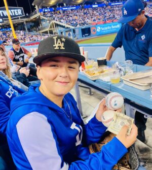 Jackie Sorkin Instagram - … While watching his favorite team play this week, he scored 3 game balls & gave the last one away to another boy at the game sitting near him. A gentleman at the game saw this & gave him $100 cash and said he was so touched by the gesture. Dad declined the $ but the gentleman insisted Christian take it for his Good Deed. Talk about Paying it Forward, Instant Good Karma & Spreading More Love wherever you go. Kris Hernandez & Iliana Hernandez Thank you for sharing this special day at Dodger Stadium with the boys.  Kris- I know your dad was smiling down on you at the game. You are truly his legacy & we know how much this place meant to him & means to you. I haven’t stopped thinking about this moment all week. We Love You Christian & I hope you always remember to Lead with your Heart Son. It Always Matters.
Love, Mom 
💙#gododgers 

#dodgers #LA #heart #proudmom #moments #iloveyou #baseball #impact