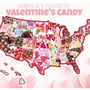 Jackie Sorkin Instagram - 💕 Valentine’s Candy Favorites Across America 🇺🇸 What’s Your Fave & Where Are You From? 🍭🍬🍫

#spreadlove 
#candy 
#chocolate
#valentines 
#usa 
#joy 
#behappy
