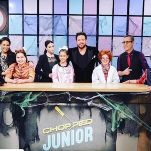 Jackie Sorkin Instagram - Hey Friends! 🎃👻 Check out our Fun Halloween Episodes of Chopped Junior on Food Network all Month Long. Lots of Spooky Eats & Creative Creepy Treats! @foodnetwork 📺🧟‍♂️ #halloween #fall #october #foodies #chefs #chef #baker #foodart #happyhalloween